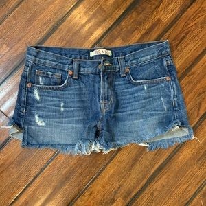 J brand denim cutoff shorts